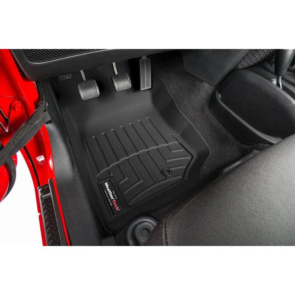 Load image into Gallery viewer, WeatherTech DigitalFit Front &amp; Rear FloorLiner for 07-13 Jeep Wrangler Unlimited JK
