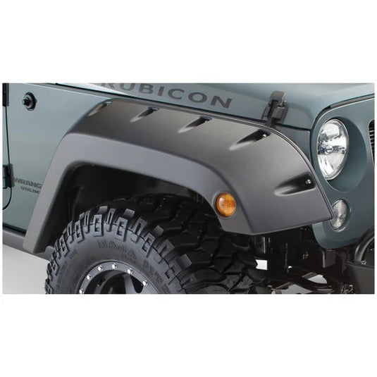 Bushwacker Factory Coverage 9.5" Width Pocket Style Fender Flares for 07-18 Jeep Wrangler Unlimited JK 4 Door