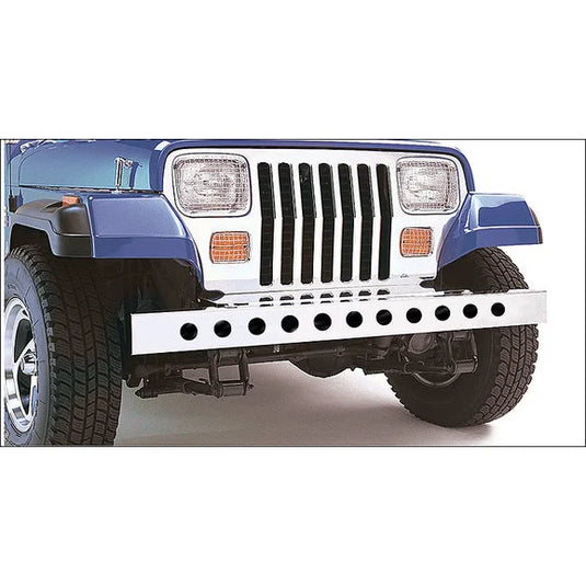 Kentrol 30428 42" Stainless Front Bumper with Holes for 45-86 Jeep CJ