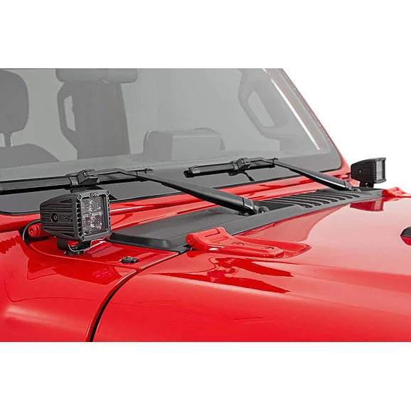 Load image into Gallery viewer, Rough Country 2&quot; LED Cube Easy Mount Kit for 18-24 Jeep Wrangler JL &amp; 20-24 Gladiator JT
