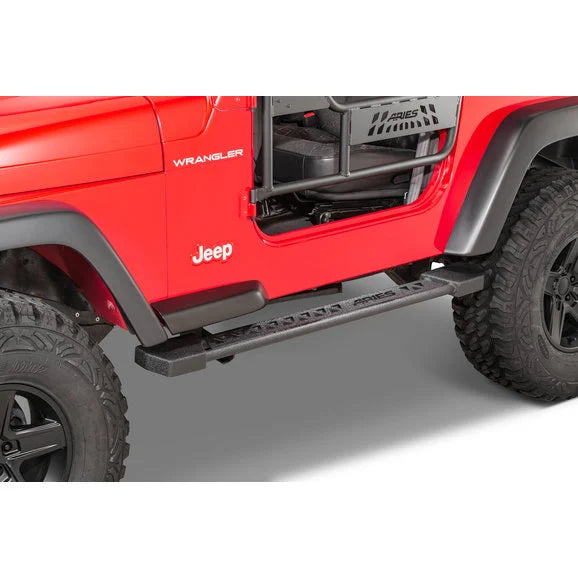 Load image into Gallery viewer, Aries 2074102 Rocker Steps for 97-06 Jeep Wrangler TJ
