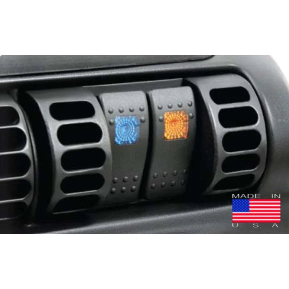 Load image into Gallery viewer, Daystar Upper Dash Panel and Vent Switch Panel in Black for 97-06 Jeep Wrangler TJ &amp; Unlimited
