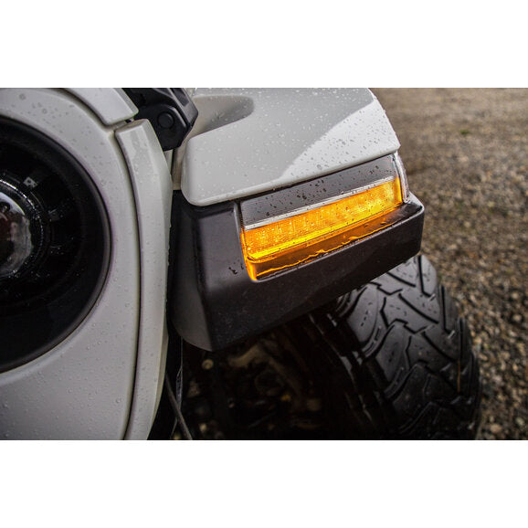 Load image into Gallery viewer, Morimoto LF513.2 XB LED Fender Lights- DRL/Signals for 18-24 Jeep Wrangler JL and Gladiator JT
