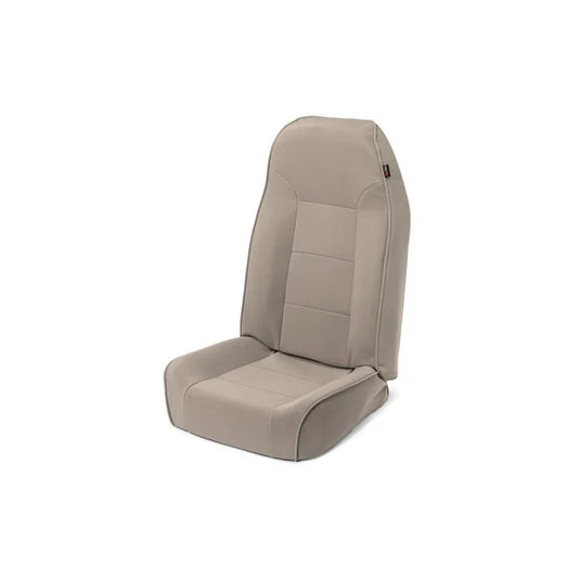 Rugged Ridge Premium High-Back Bucket Seat in Blue Denim for 76-02 Jeep CJ, Wrangler YJ & TJ