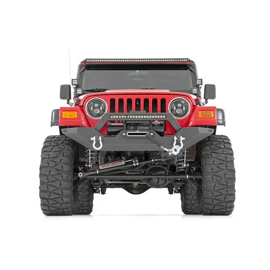 Rough Country RCH5000 7in LED Projector Headlights for 97-18 Jeep Wrangler TJ & JK