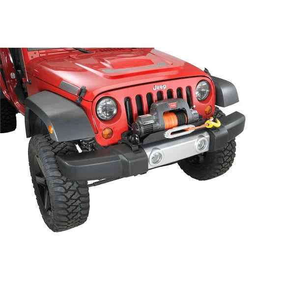 Load image into Gallery viewer, WARN Winch Mounting Plate for 12-18 JK with OE Front Bumper
