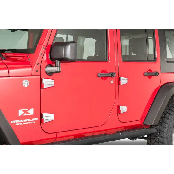 Load image into Gallery viewer, Kentrol Door Hinge Set for 07-18 Jeep Wrangler Unlimited JK 4 Door
