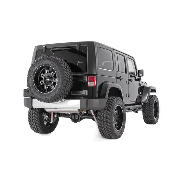 Load image into Gallery viewer, Rough Country 90764 Wheel to Wheel Nerf Steps for 07-18 Jeep Wrangler Unlimited JK
