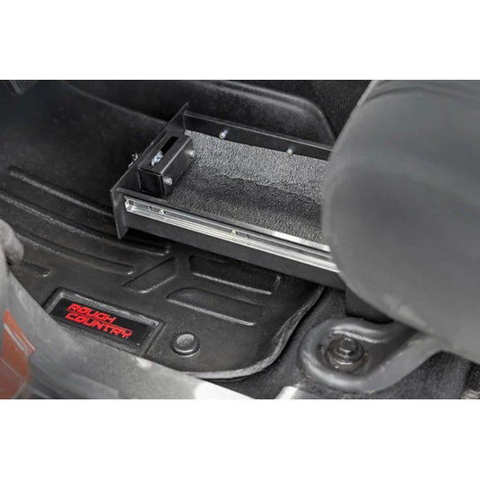 Rough Country 99035 Driver Side Under Seat Lockable Storage Box for 07-18 Jeep Wrangler JK