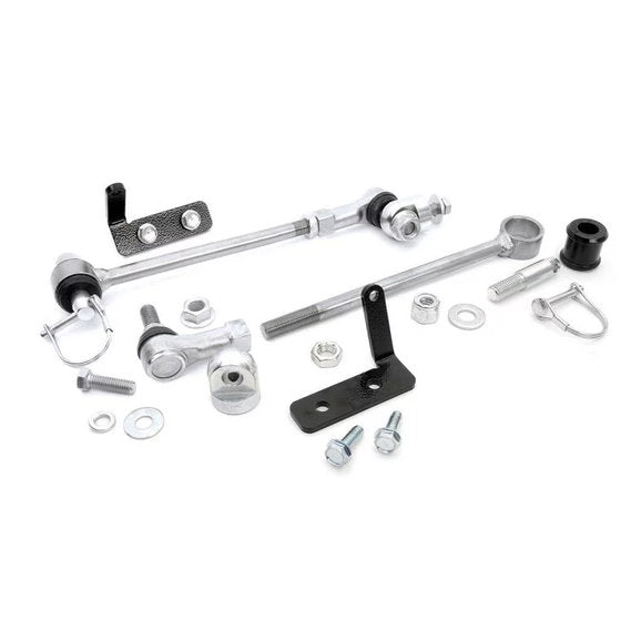 Load image into Gallery viewer, Rough Country Front Sway Bar Quick Disconnects for 84-01 Jeep Cherokee XJ &amp; Grand Cherokee ZJ
