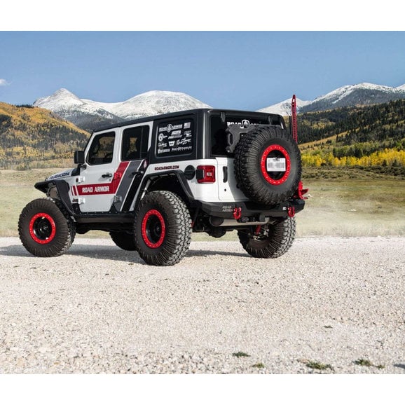 Load image into Gallery viewer, Road Armor Stealth Mid Width Rear Bumper for 18-23 Jeep Wrangler JL
