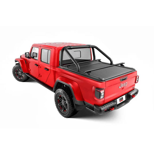 EGR SBAR0162 RollTrac S-Series Sports Bar for 20-24 Jeep Gladiator JT Equipped with a RollTrac Electric Retractable Bed Cover