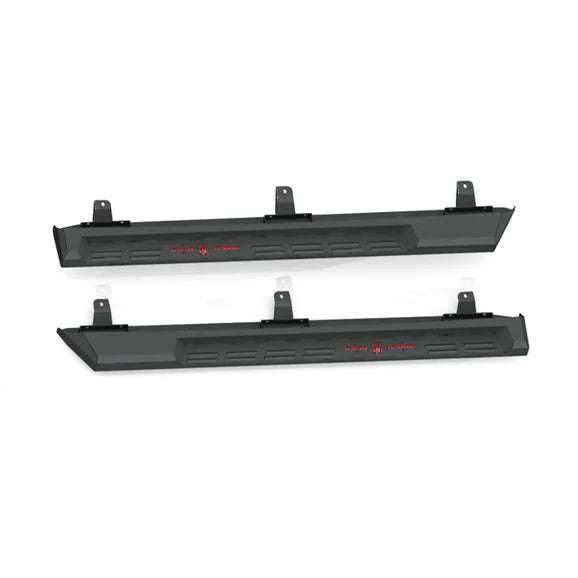 Road Armor 518STP4B Stealth Running Board Step for 18-24 Jeep Wrangler JL Unlimited 4-Door