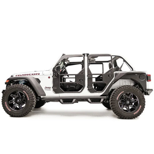 Fab Fours Full Tube Doors for 18-24 Jeep Wrangler JL & Gladiator JT