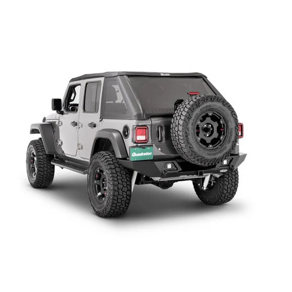 Load image into Gallery viewer, LoD Offroad JBC1841 Destroyer Rear Full Width Bumper with Tire Carrier for 18-24 Jeep Wrangler JL
