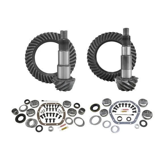 Load image into Gallery viewer, Yukon Gear &amp; Axle Front &amp; Rear Ring and Pinion with Master Install Kits for Jeep Wrangler JK with Dana 30 Front / Dana 44 Rear
