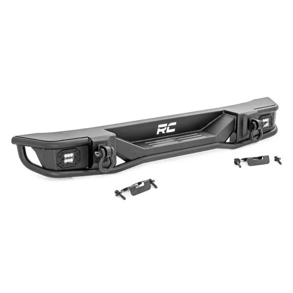 Load image into Gallery viewer, Rough Country 10649 Tubular Rear Bumper for 07-18 Jeep Wrangler JK
