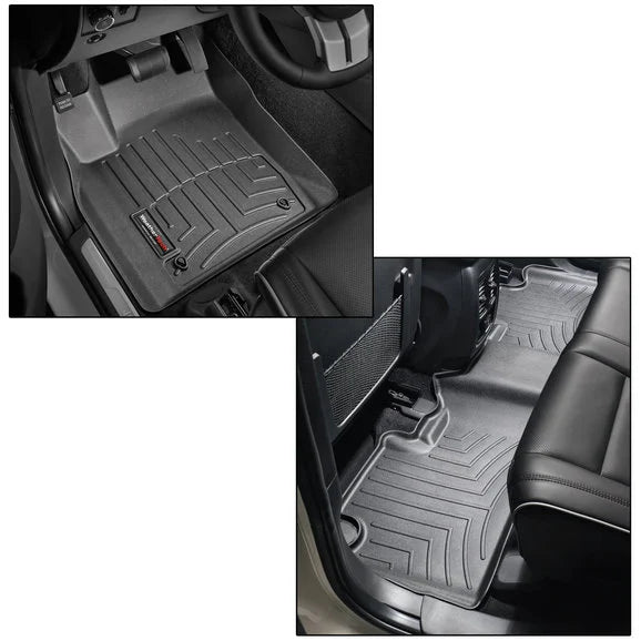 Load image into Gallery viewer, WeatherTech DigitalFit Front &amp; Rear FloorLiner for 16-21 Jeep Grand Cherokee WK2
