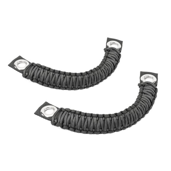 Load image into Gallery viewer, Quadratec 550 Paracord Headrest Grab Handle Pair for 18-23 Jeep Wrangler JL &amp; Gladiator JT
