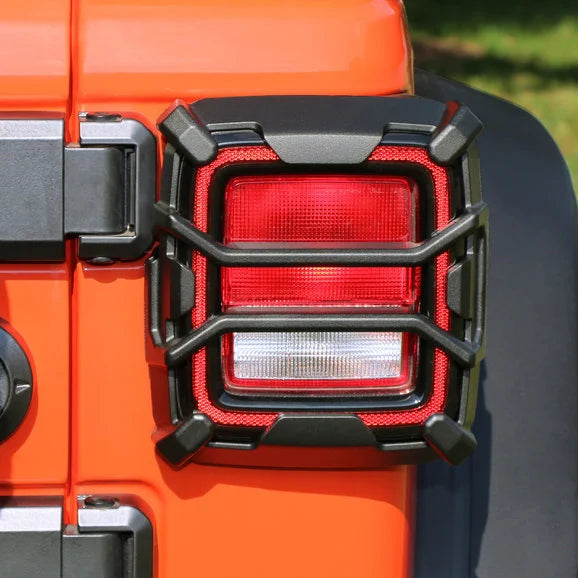 Load image into Gallery viewer, Rugged Ridge 11226.13 Elite Tail Light Guards for 18-24 Jeep Wrangler JL with Factory Halogen Tail Lights
