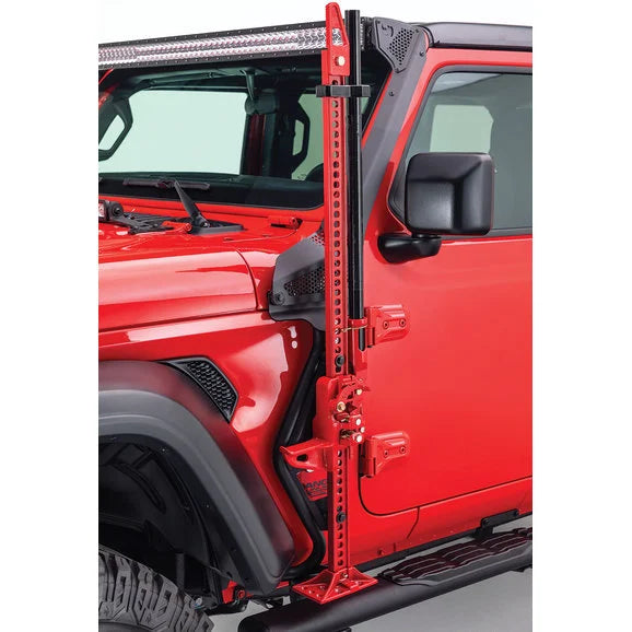 Load image into Gallery viewer, Go Rhino 701001T Exterior Jack Mount for 18-24 Jeep Wrangler JL &amp; Gladiator JT
