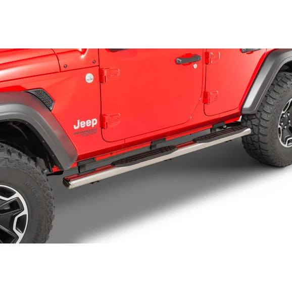 Load image into Gallery viewer, Go Rhino 1000 Series 4&quot; Side Steps for 18-21 Jeep Wrangler JL Unlimited
