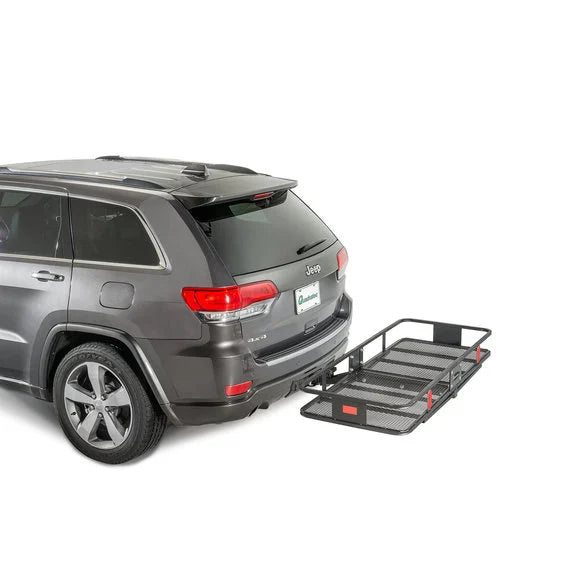 Load image into Gallery viewer, Quadratec Jumbo Cargo Rack for 2&quot; Receiver Hitch
