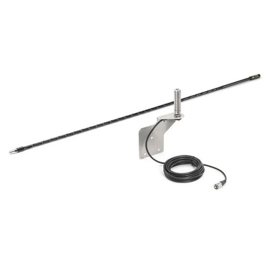 Quadratec Stainless Steel CB Antenna Mount with CB Antenna for 76-02 Jeep CJ & Wrangler- Rear Passenger Mount