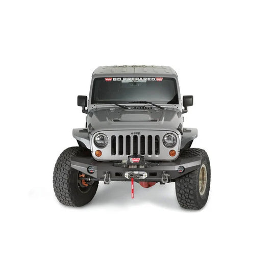 WARN 101420 Elite Series Front Bumper for 07-18 Jeep Wrangler JK