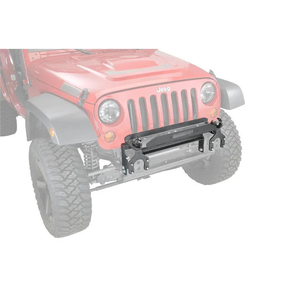 Load image into Gallery viewer, WARN Winch Mounting Plate for 07-18 Jeep Wrangler JK with OE Bumper
