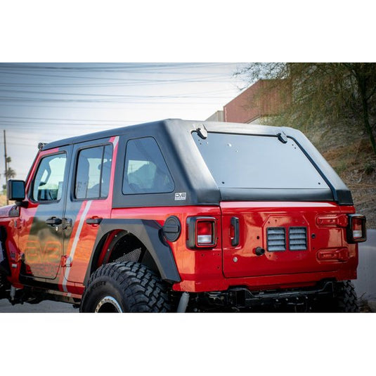 DV8 Offroad HTJLFB-B Ranger Fastback Hardtop for 18-24 Jeep Wrangler JL Unlimited