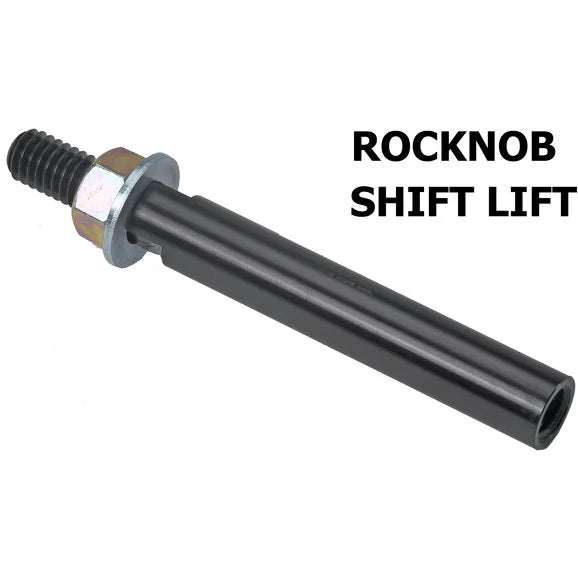 Load image into Gallery viewer, RockNob RN-U-105 Shift Lift 3&quot; Shifter Extension in 10mm x 1.5mm for 97-06 Jeep Wrangler TJ &amp; Unlimited
