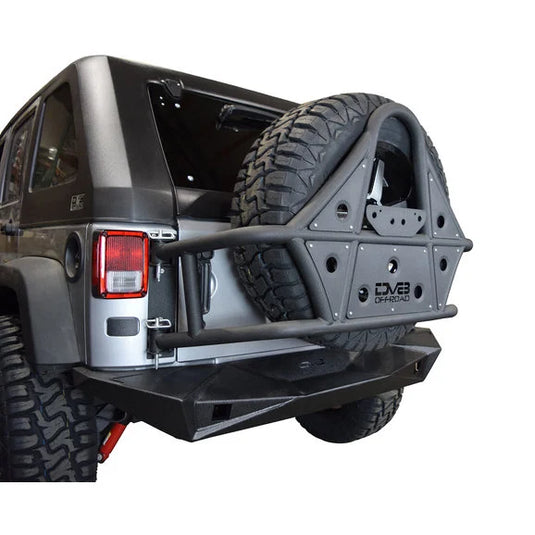 DV8 Offroad TCSTTB-01 TC-1 Tire Carrier for 07-18 Jeep Wrangler JK