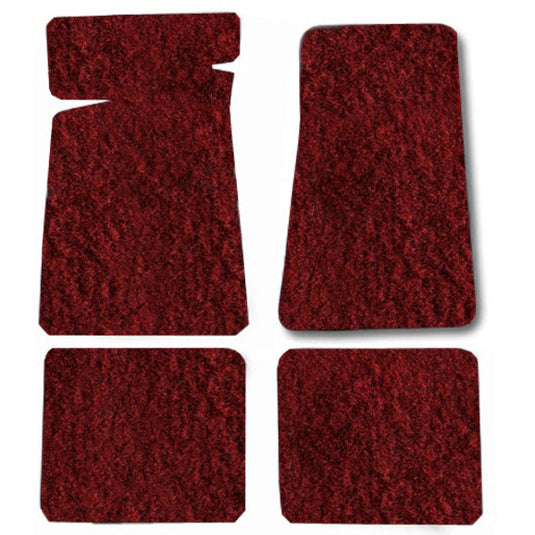 Auto Custom Carpets Custom Fit Floor Mat 4-Piece Set for 76-86 Jeep CJ7