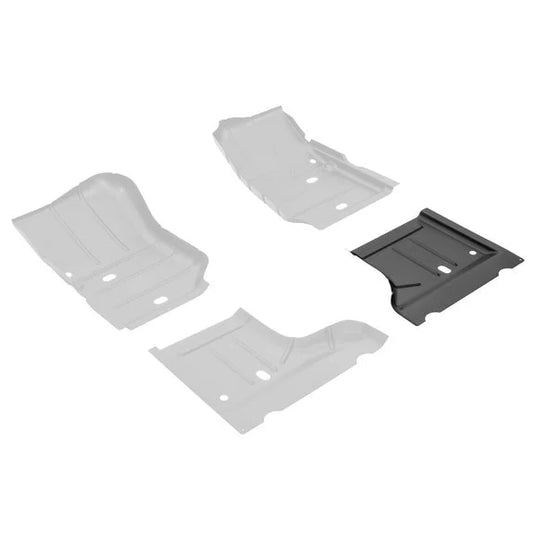 Key Parts 0487-224 Rear Passengers Side Floor Pan for 07-18 Jeep Wrangler JK