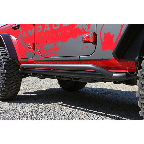 Load image into Gallery viewer, Rampage Products 26631 SRS Rail Side Rocker Guards for 18-20 Wrangler JL Unlimited
