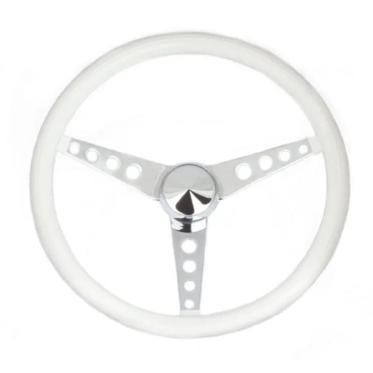 Grant Products Classic Steering Wheel with Vinyl Grip with Chrome Spokes