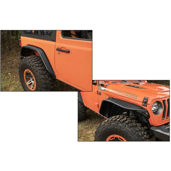 Load image into Gallery viewer, Rugged Ridge HD Steel Tube Fenders for 18-24 Jeep Wrangler JL
