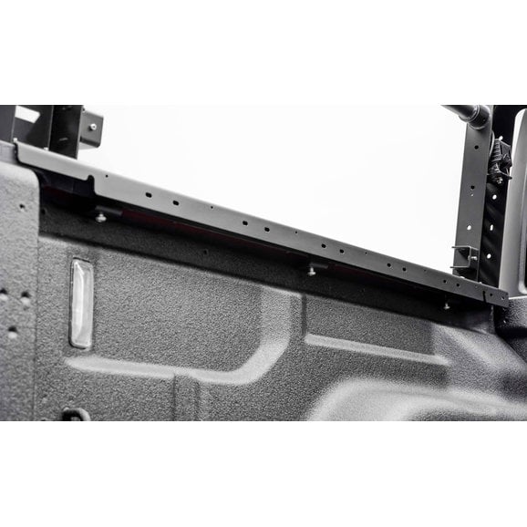 Load image into Gallery viewer, ZROADZ Z834101 Overland Access Rack With Side Gates &amp; (4) 3 Inch ZROADZ LED Pod Lights for 20-21 Jeep Gladiator JT
