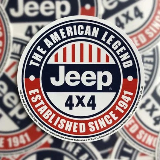 Jeep Merchandise Jeep The American Legend Sticker