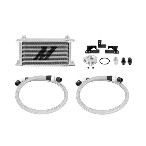 Load image into Gallery viewer, Mishimoto Aluminum Oil Cooler Kit for 07-11 Jeep Wrangler JK with 3.8L Engine
