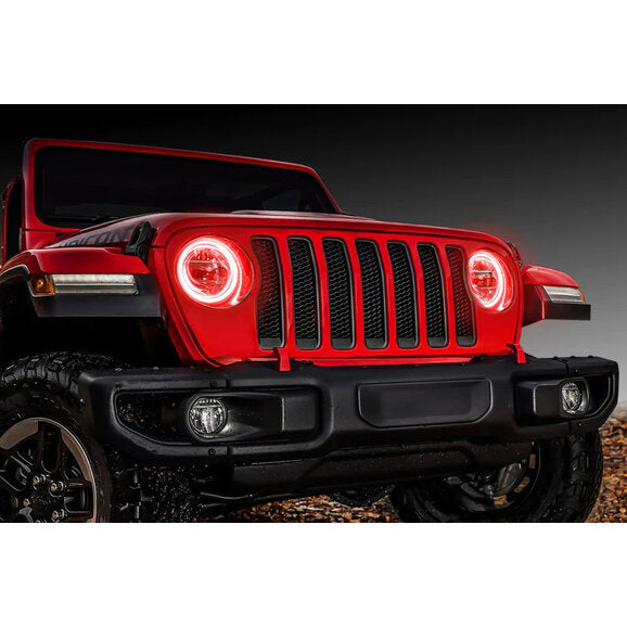 Load image into Gallery viewer, Oracle Lighting ColorSHIFT® RGB+W Headlight DRL Upgrade Kit for 18-24 Jeep Wrangler JL
