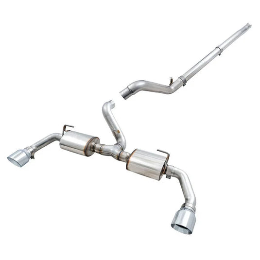 AWE Exhaust Tread Edition Axle Back Exhaust System for 18-22 Jeep Wrangler JL with 3.6L or 2.0L Engine