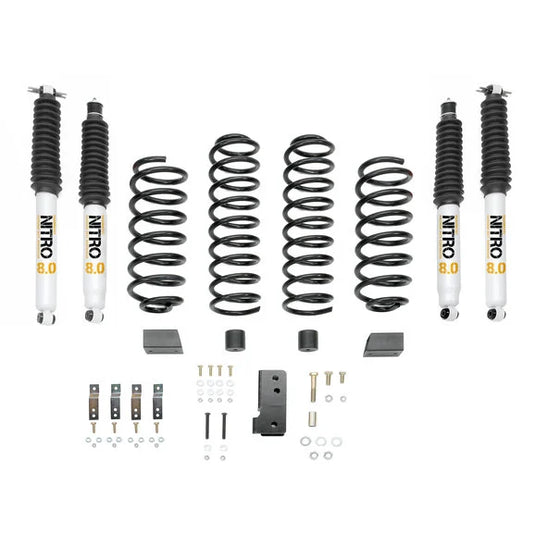 Quadratec Maximum Duty 2.5" Coil Spring Suspension Lift Kit for 07-18 Jeep Wrangler JK 2 Door