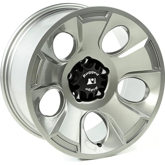 Rugged Ridge Drakon Wheel in Gun Metal Gray for 07-24 Jeep Wrangler JL, JK & Gladiator JT