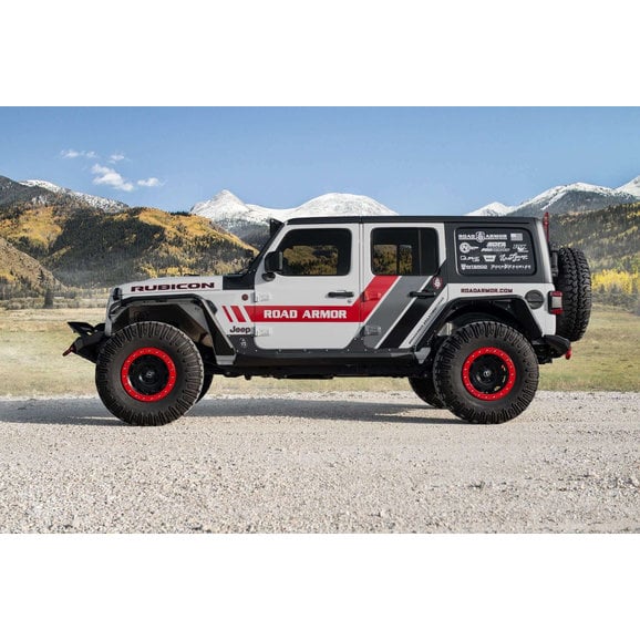 Load image into Gallery viewer, Road Armor Stealth A-Pillar Light Bar Mount for 18-24 Jeep Wrangler JL &amp; Gladiator JT
