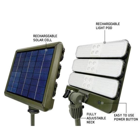 Load image into Gallery viewer, Overland Vehicle Systems 15059901 Encounter Solar Powered Camp Light
