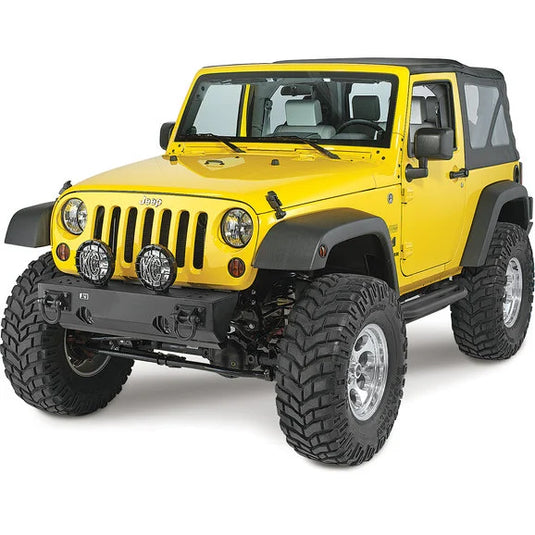 Rugged Ridge 11540.11 Light Mount Modular XHD Front Bumper in Textured Black for 07-18 Jeep Wrangler JK