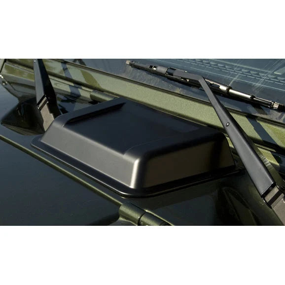 Load image into Gallery viewer, Rugged Ridge Line Hood Scoop in Smoked Acrylic for 98-18 Jeep Wrangler TJ &amp; JK
