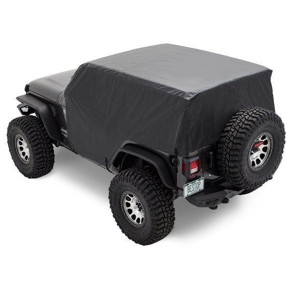 Bestop 81044-01 All Weather Trail Cover in Black for 07-24 Jeep Wrangler JK & JL 2-Door